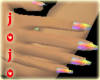 [JoJo] rainbow nails