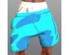 R - Blue Saggy Shorts