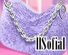 S"Love Lilac Fur Bag