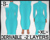 ~B~DRV 2LYR Dress~XL~