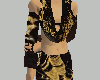 Gold Web Dress