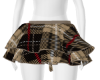 Brown Twin Ruffle Skirt