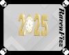 2025 Gold N.Y. Clock