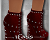 [CC]Tanya Stud Boots Red