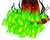 animated green fire (m/f