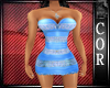 Blue mini Dress