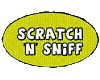 scratch n sniff sticker