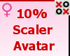 10% Scaler Avatar - F