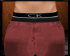 Leo. Red Long Shorts