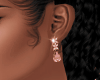 Gold Earrings (pink)