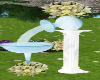 Blue Wedding fountain