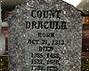 v| Dracula Tombstone