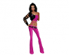 **HOT PINK Flare PVC