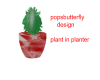 plant in a planter