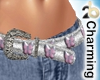 pink butterfly belt