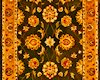 Gold Floral Tapestry Cuf