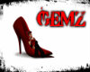 GEMZ!!RED STILETTO CHAIR