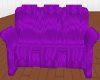 Foxie's purple couch