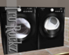 Blk Washer and Dryer