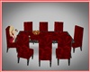 ! RED DINING TABLE