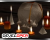 :D Skull and Candles