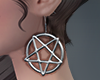 Pentagon Earrings S⛧