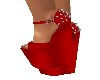 RED/SPIKED WEDGES