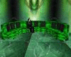 ~Y Emerald Cuddle Couch