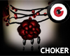 Blood Rose Choker