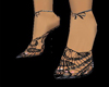 Black shiny high heel