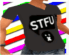 STFU Grey V-Neck