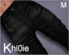 K winter leather pants M