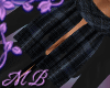 ~M~ Blue Plaid Scarf