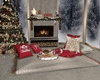 Christmas rug w/poses