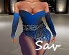 Blue Burlesque Outfit