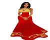 SX Red & Gold Gown