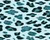 teal leopard background