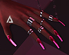 に- Pink Chrome Nails
