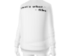 hangover sweater M white