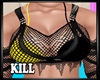 Fishnet Black Yellow
