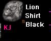 #KS#lion shirt black
