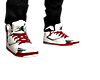 [Fc] White&Red Jordans
