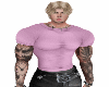 T-SHIRT PINK MUSCLED
