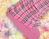 Pink Plaid Boot Leg Warm