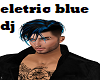 eletric blue dj hair