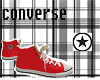 Red converse