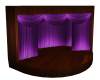 Stage w/Purple Curtains