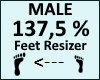 Feet Scaler 137,5% Male