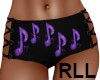 Purple Music HotPant RLL