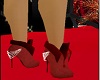 Red,Diamonds,Boots,shoes